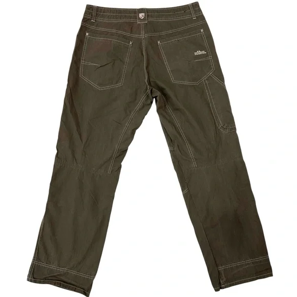 Kuhl Revolvr Pants 34x30 Vintage Patina Dye Hiking Gorpcore Pants Workwear Brown - Picture 3 of 9